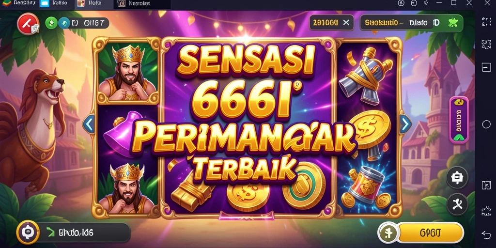Tampilan gameplay 666I penuh warna dan menarik.