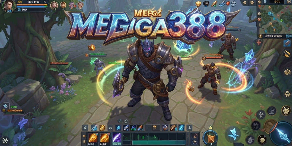 Tangkapan layar gameplay MEGA388 yang menunjukkan aksi pertempuran seru dalam MMORPG.