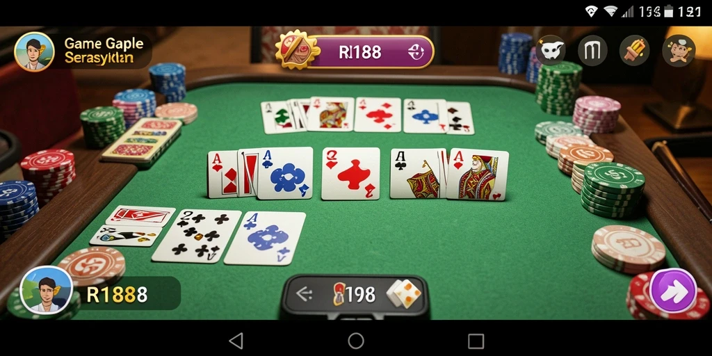 Tampilan gameplay RI188 yang menarik dan menyenangkan.
