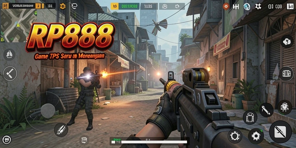 Tangkapan layar gameplay RP888 yang penuh aksi dan ketegangan.