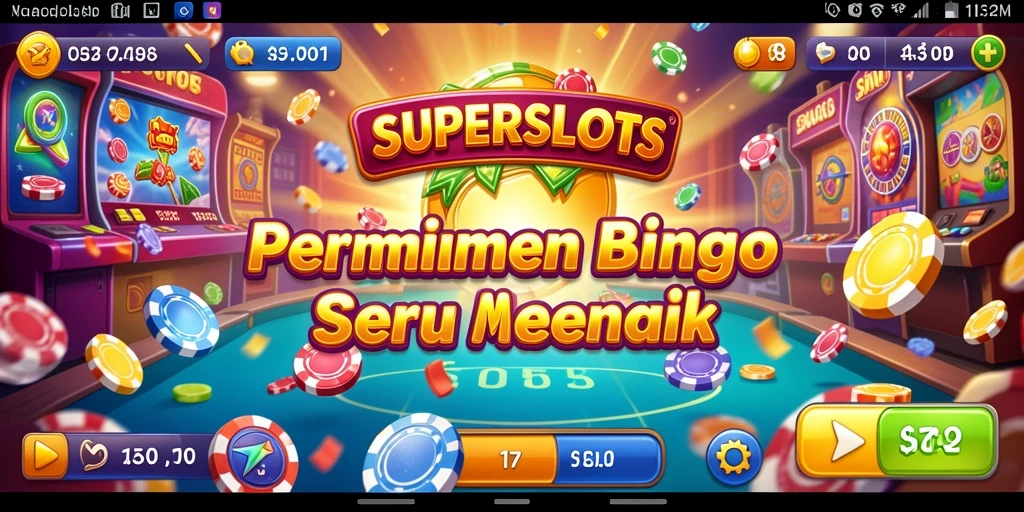 Gameplay seru Bingo di SUPERSLOTS dengan teman-teman.