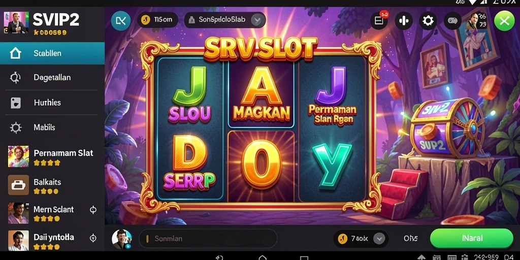 Tampilan gameplay Slot seru dari aplikasi SVIP2.